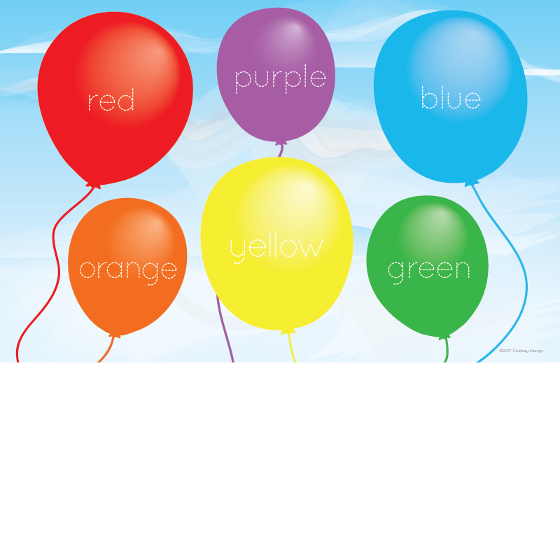 Colour Balloons Placemat