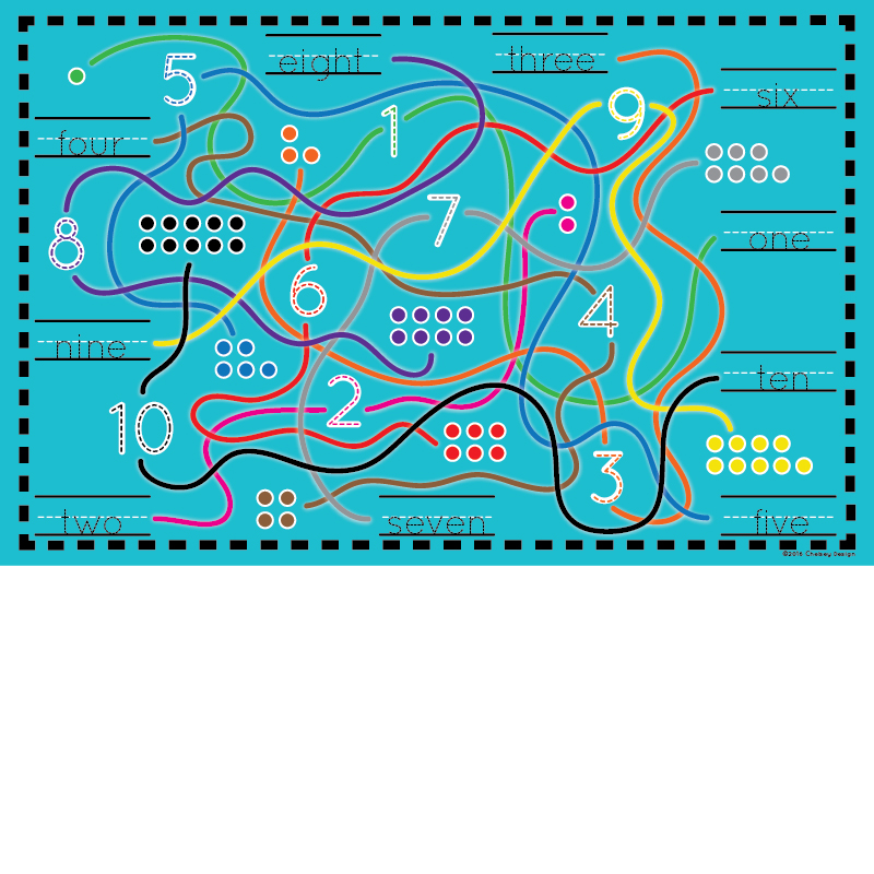 Number Maze Blue -1