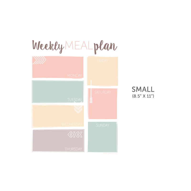 Small Weekly Meal Plan