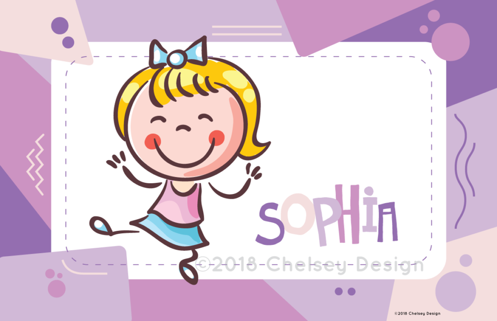 Purple Personalized Placemat 3
