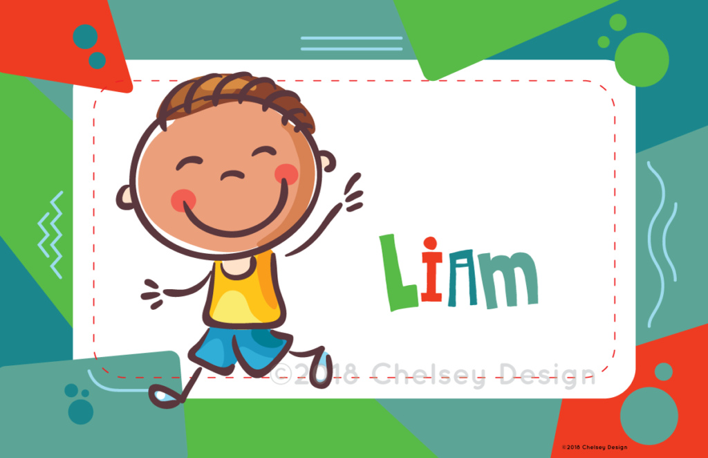 Green Alphabet Printing Placemat 5