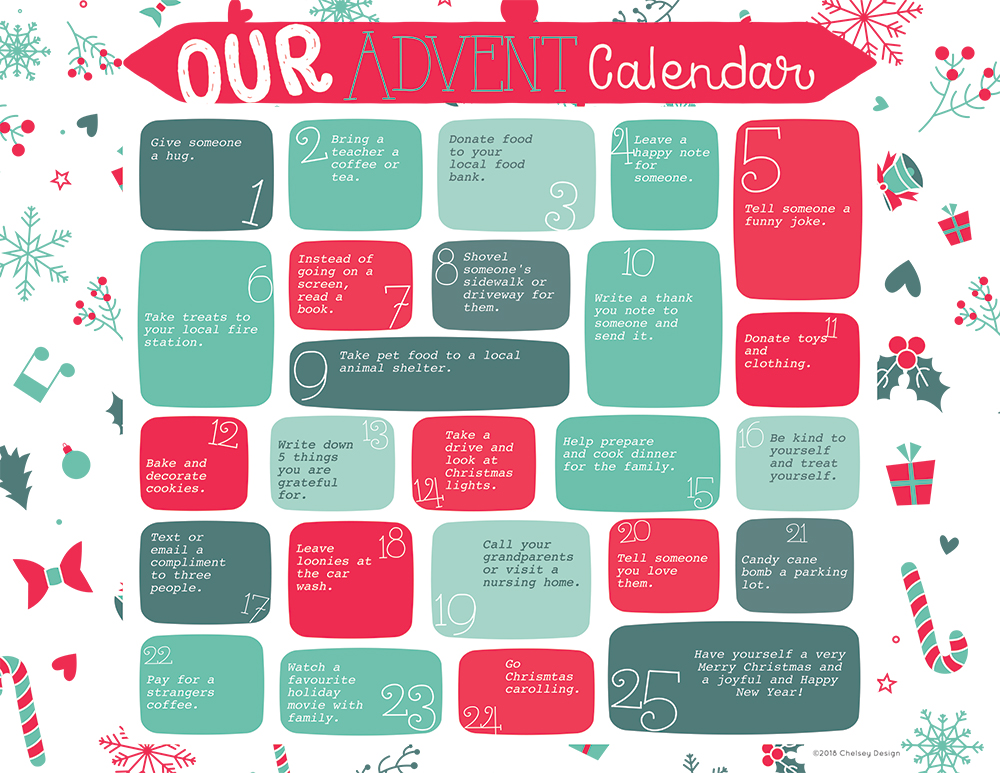 Printable Advent Calendar