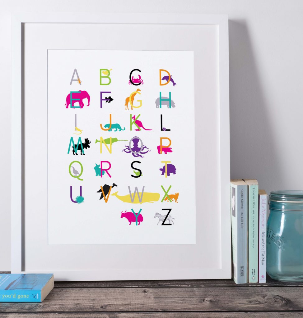 Framed Animal Alphabet 6
