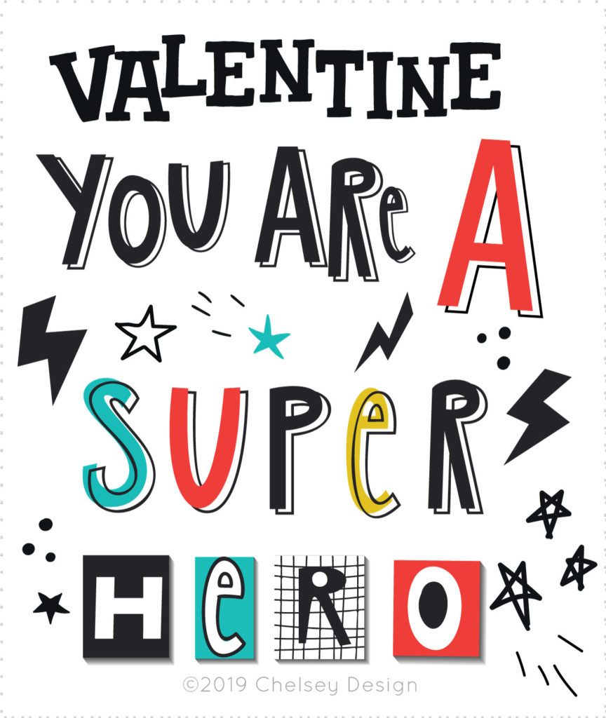Super Hero Valentines