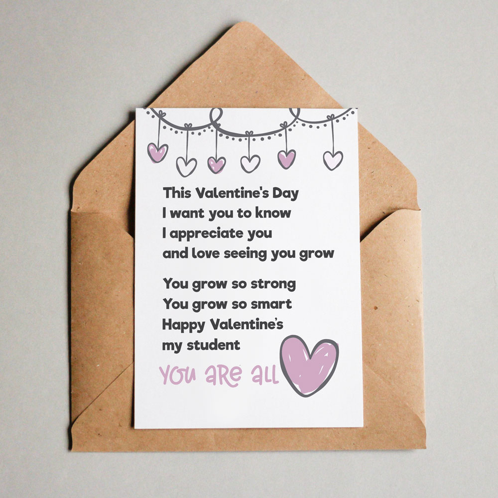 You Are All Heart Valentine Mock