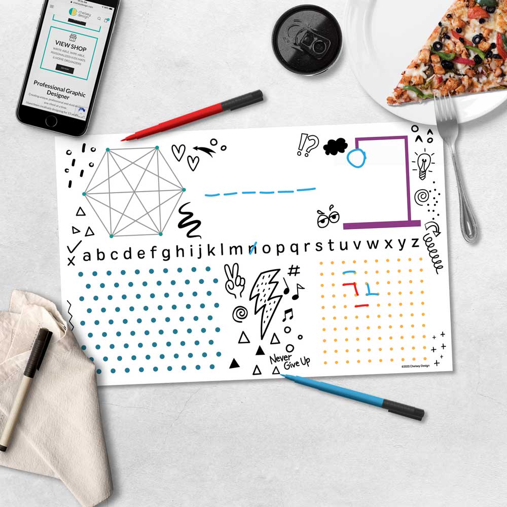 Doodle Games Mat Mock