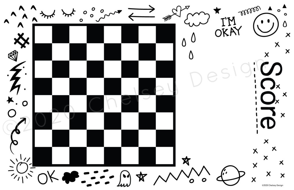 Kids Doodle Games Mat 2