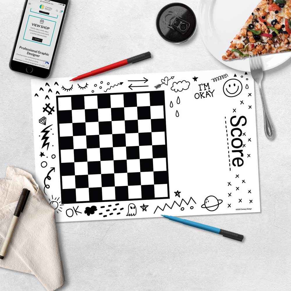 Kids Doodle Games Mat