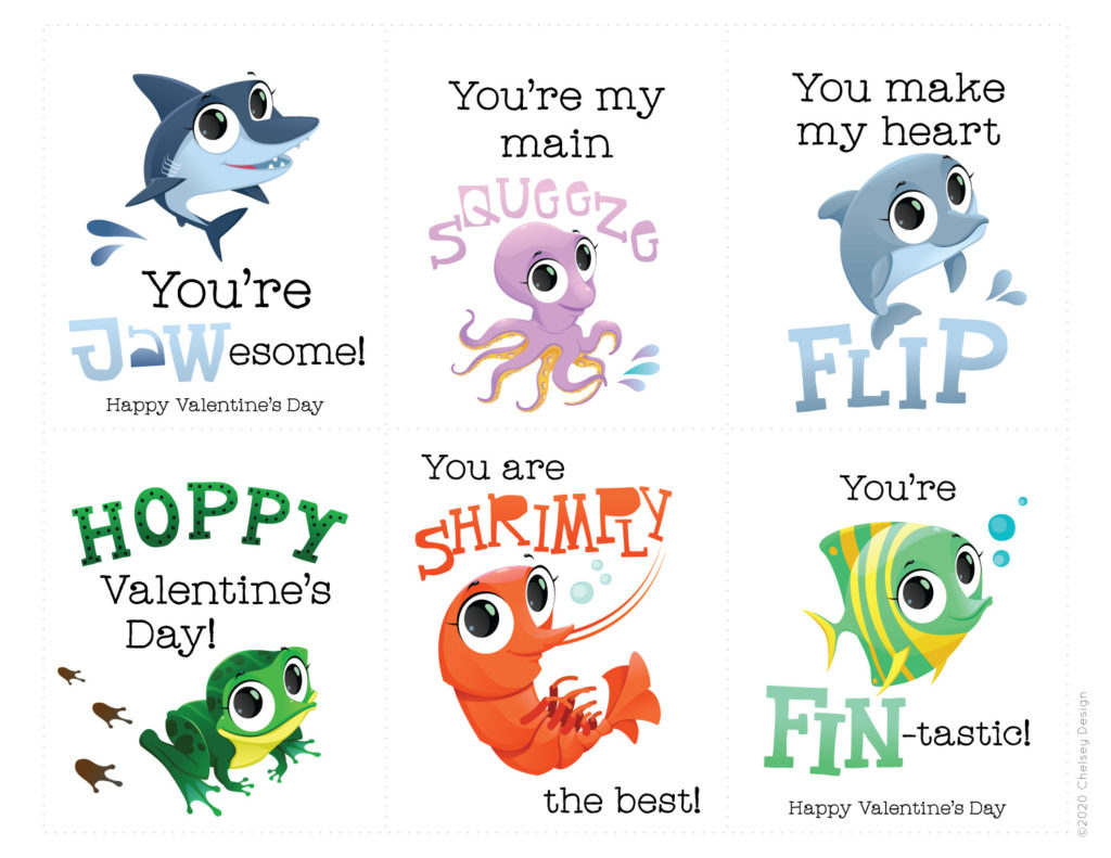 Cute Sea Valentines