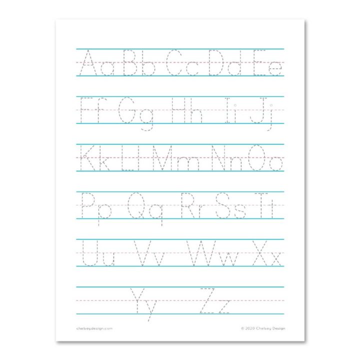The Complete Alphabet & Number Practice Printable • Chelsey Design