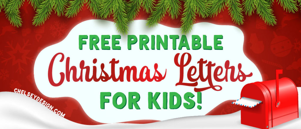 Free Printable Christmas Letters for kids