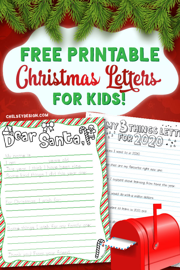 Printable Christmas Letters for Kids