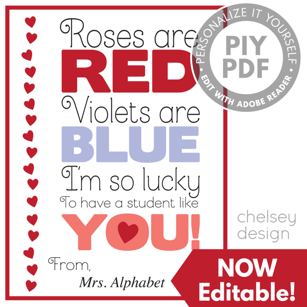 Valentines for Student