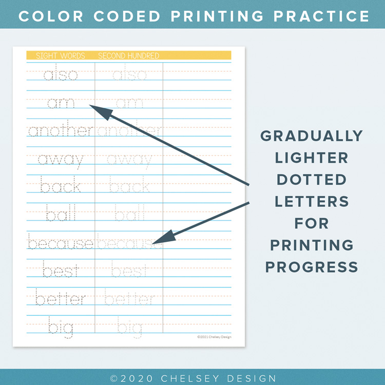 Sight Words Second 100 Printable 4