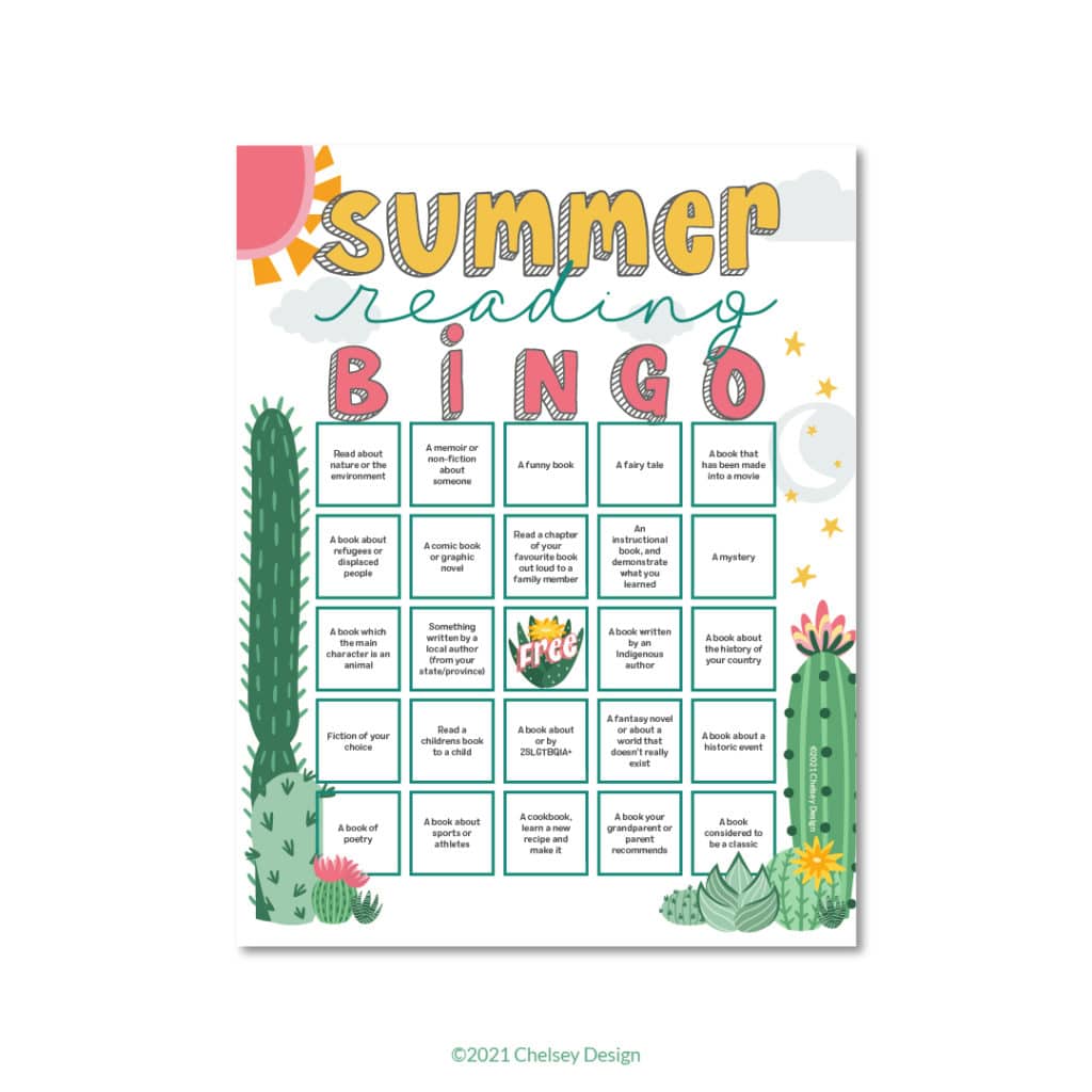 Summer Reading Bingo Insta