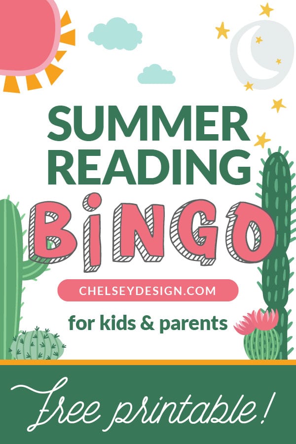 Summer Reading Bingo Pin